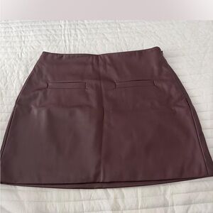 A New Day Women's Skirt in burgundy